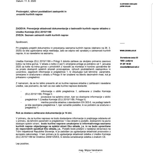 Eko sklad pozval dobavitelje in proizvajalce peči na lesno gorivo Eko sklad pozval dobavitelje in proizvajalce peči na lesno gorivo